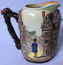 Load image into Gallery viewer, Royal Doulton Dickens Relief jug Sairey Gamp D 6395 from Martin Chuzzlewit
