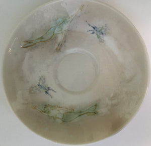 Katherine Glenday (South African) Hand made & Painted Porcelain cup & saucer