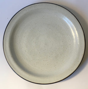 Zaalberg Holland studio pottery plate Dinner ware Netherlands stoneware
