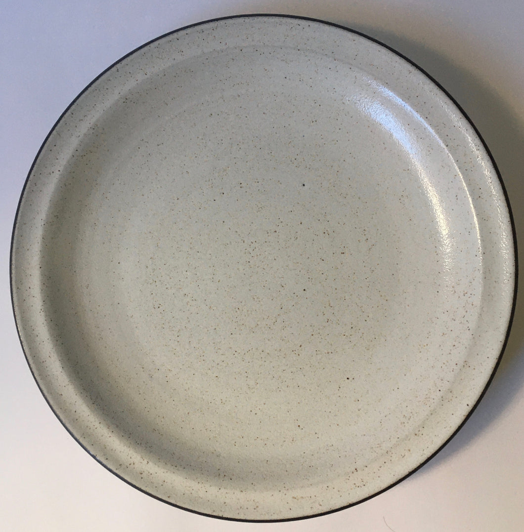 Zaalberg Holland studio pottery plate Dinner ware Netherlands stoneware