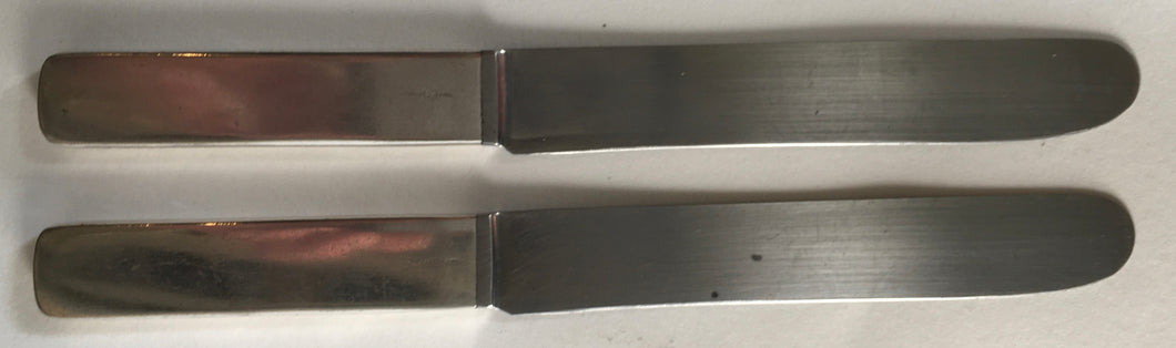 Rare original Pair Krupp Berndorf Knives Designed by Gio Ponti c.1933