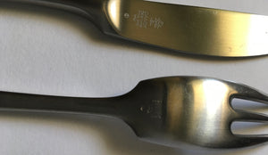 Dansk Designs Finland IHQ cutlery knife & fork Mid century modern