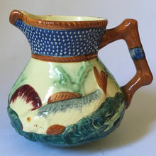 Load image into Gallery viewer, Shorter &amp; Son Fish Jug Hand Painted Art deco Clarice Cliff shape
