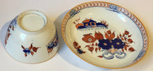 Load image into Gallery viewer, Spode &#39;Doll House&#39; Pattern 488 Teabowl &amp; Saucer early 19th century porcelain Hand Painted

