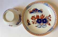 Load image into Gallery viewer, Spode &#39;Doll House&#39; Pattern 488 Teabowl &amp; Saucer early 19th century porcelain Hand Painted
