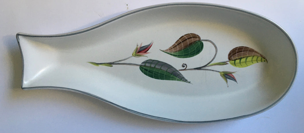 Denby Stoneware Hand Painted dish - Albert College #2