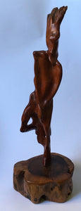 RARE John Maltby Driftwood wooden figure sculpture Signed J. Maltby