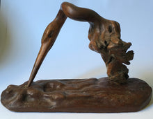 Load image into Gallery viewer, RARE John Maltby Driftwood wooden &quot;bird&quot; abstract sculpture Signed J. Maltby
