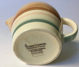 Susie Cooper wedding bands Kestrel jug Art Deco hand painted ceramics