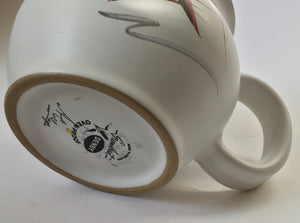 Denby Stoneware Hand Painted jug Greenwheat  - Albert College - oven-proof