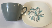Load image into Gallery viewer, Midwinter &#39;cassandra&#39;  Modern Fashion shape Coffee cup &amp; saucer Staffordshire England 1959
