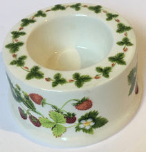 Load image into Gallery viewer, Portmeirion Pottery Summer Strawberries Dishwasher proof inglaze Decoration Small Candle Stand
