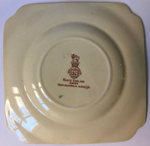 Royal Doulton Rustic England Trio D5694 Seriesware c.1939 regd Australian design