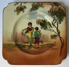 Load image into Gallery viewer, Royal Doulton English Old scenes THE GLEANERS D4983 Seriesware c.1930
