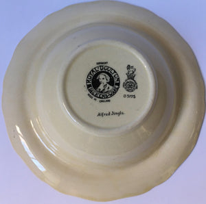 Royal Doulton Dickens Ware D 5175 ALFRED JINGLE Bowl Dickensware