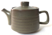 Load image into Gallery viewer, Denby &#39;Chevron&#39; teapot, small size, stoneware Dinnerware Made in England
