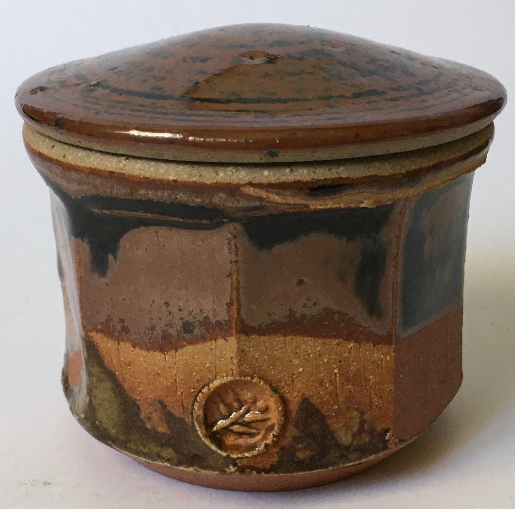 Andrew Walford (South African) Anglo Oriental Ceramic covered pot Studio Art Pottery