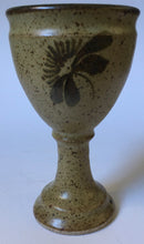 Load image into Gallery viewer, Kolonyama Pottery from Lesotho - Wine Goblet 13.5 cm tall- Hand made studio art pottery
