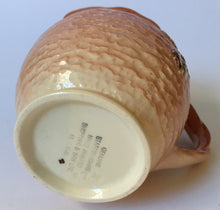 Load image into Gallery viewer, Shorter &amp; Son relief flowers  jug 42&#39;s Art deco Staffordshire pottery england
