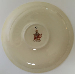 Royal Doulton Bunnykins - SF 5 Convalescing - 14 cm saucer - Signed Barbara Vernon