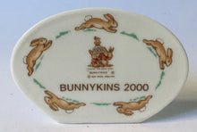 Load image into Gallery viewer, Royal Doulton Bunnykins 2000 limited edition (1250) shelf label sign
