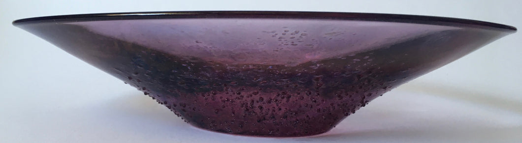 Glass Bowl by MILOSLAV KLINGER for ZBS - Zelezny Brod Sklo - Bohemian Art Glass