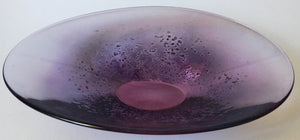 Glass Bowl by MILOSLAV KLINGER for ZBS - Zelezny Brod Sklo - Bohemian Art Glass