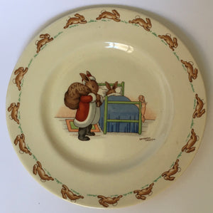 Royal Doulton Bunnykins - SF 9 Santa Clause - Barbara Vernon - 19.2 cm Plate  - Tea plate Casino