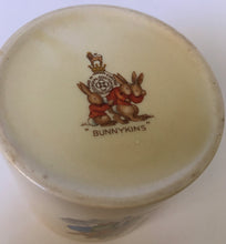 Load image into Gallery viewer, RARE Royal Doulton Bunnykins JAM POT - HW 12 Family at Breakfast &amp; HW 15 R Cycling Signed BARBARA VERNON
