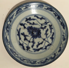 Load image into Gallery viewer, Chinese Porcelain Blue &amp; White small plate - late Qing dynasty c. 1880 - Antique China
