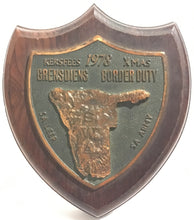 Load image into Gallery viewer, South African S.W.A South West Africa - Army Border Duty Christmas Xmas Kersfees 1978 SA Leer / Army SA Military Plaque
