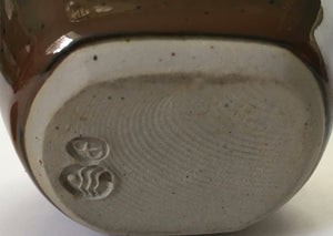 David Frith Brookhouse pottery stoneware studio pottery Covered jar North Wales English hand made Ceramics
