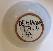 Load image into Gallery viewer, Desimone Italy, Hand Painted pottery bowl &amp; saucer Ceramiche De Simone - Vintage
