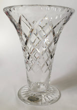 Load image into Gallery viewer, Royal Brierley made in England cut Crystal Glass vase 20.5 cm

