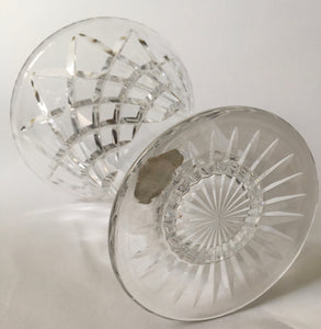 Royal Brierley made in England cut Crystal Glass vase 20.5 cm