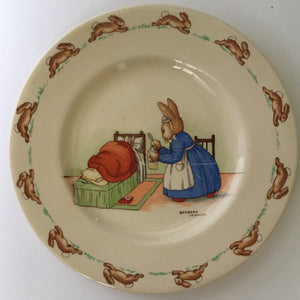 Royal Doulton Bunnykins - SF 1 Medicine Time - Barbara Vernon - 16 cm Plate  - Tea plate Casino