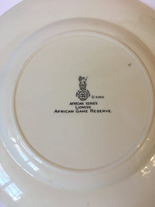 Royal Doulton ''African Series Lioness African Game Reserve" D 6360 Rack Plate