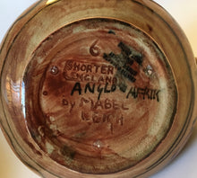 Load image into Gallery viewer, Shorter &amp; Son MABEL LEIGH &#39;Anglo Afrik&#39; Jug Hand Painted Art deco Clarice Cliff shape
