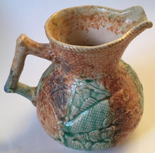 Load image into Gallery viewer, Shorter &amp; Son Fish Jug Hand Painted Art deco Clarice Cliff shape Mottled glaze
