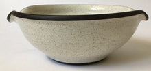 Load image into Gallery viewer, Zaalberg Holland studio pottery Black clay double lip bowls / Dinner ware Netherlands stoneware
