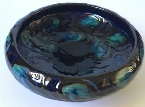 Herman Kahler HAK Denmark Danish high gloss art nouveau / Mid Century Modern bowl