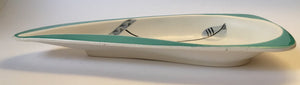 Burleigh Ware Abstract retro Mid Century bowl shape 51 Pattern 8442 1960s Burleighware
