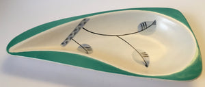 Burleigh Ware Abstract retro Mid Century bowl shape 51 Pattern 8442 1960s Burleighware