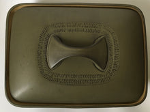 Load image into Gallery viewer, Denby &#39;Chevron&#39; Two compartment server &amp; Lid, stoneware, Dinner ware Made in England
