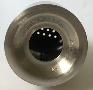Chichister SUGAR SIFTER Made in England stainless steel Mid Century modernist c. 1960s