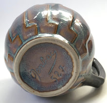 Load image into Gallery viewer, Denbac Pottery Drip Glaze Milk Jug shape / Design 527 French Art Nouveau ceramics Made in France 1921-1952

