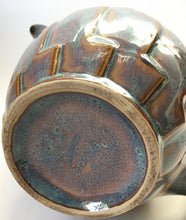 Load image into Gallery viewer, Denbac Pottery Drip Glaze Teapot Design 527 French Art Nouveau ceramics Made in France 1921-1952
