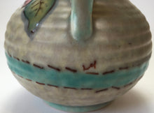 Load image into Gallery viewer, Crown Devon Mattita Tubelined Vase Pattern M326 Signed LM Art Deco Ceramics
