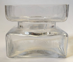 Riihimaki Riihimaen Lasi oy "Pala" vase Helena Tynell Art Glass Made in Finland