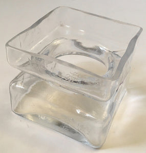 Riihimaki Riihimaen Lasi oy "Pala" vase Helena Tynell Art Glass Made in Finland